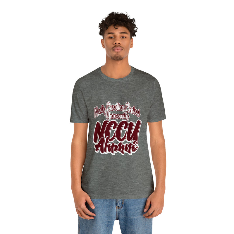 North Carolina Central Unversity Alumni Unisex Short Sleeve Tee