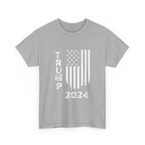 Trump Flag 2024 Unisex Heavy Cotton Tee