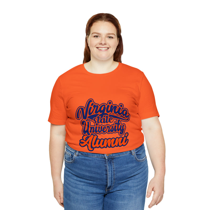 Virginia State University Alumni Unisex Short Sleeve Tee