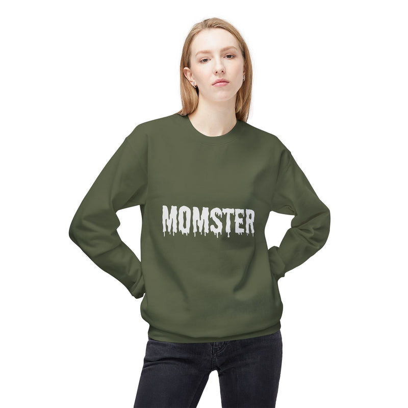 Momster Unisex Midweight Softstyle Fleece Crewneck Sweatshirt