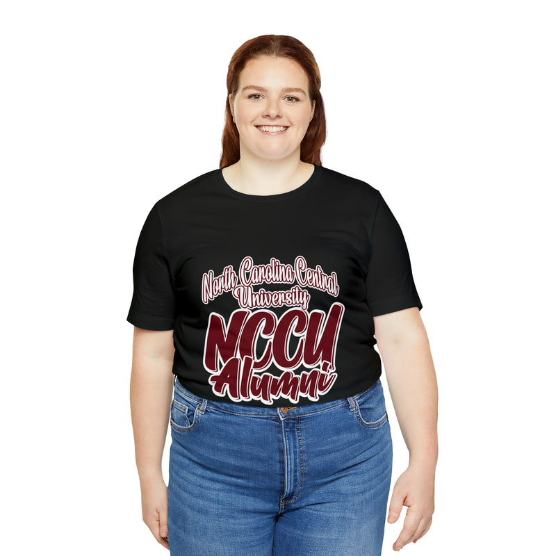 North Carolina Central Unversity Alumni Unisex Short Sleeve Tee