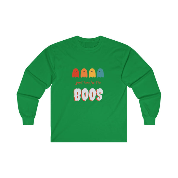 Just Here For The Boos Unisex Ultra Cotton Long Sleeve Tee