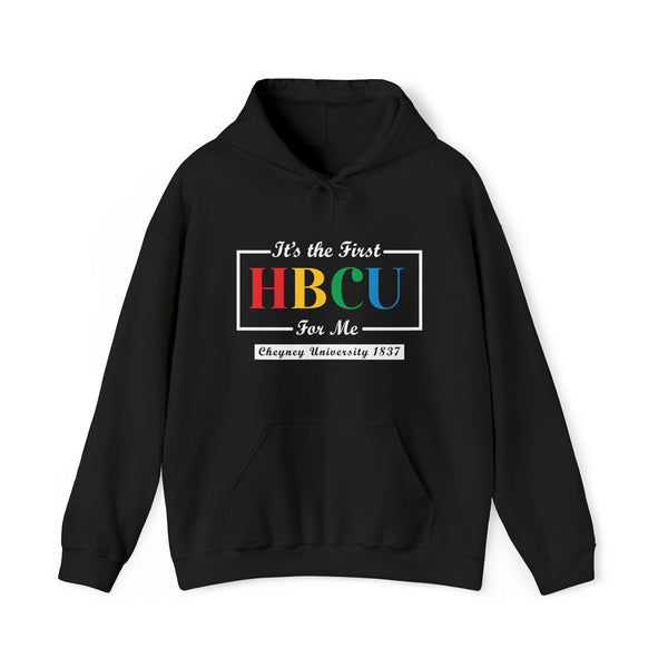 Its My First HBCU For Me Cheyney University Multi-Color Unisex Heavy Blend™ Hooded Sweatshirt