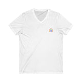 Rainbow Pocket Unisex V-Neck Tee