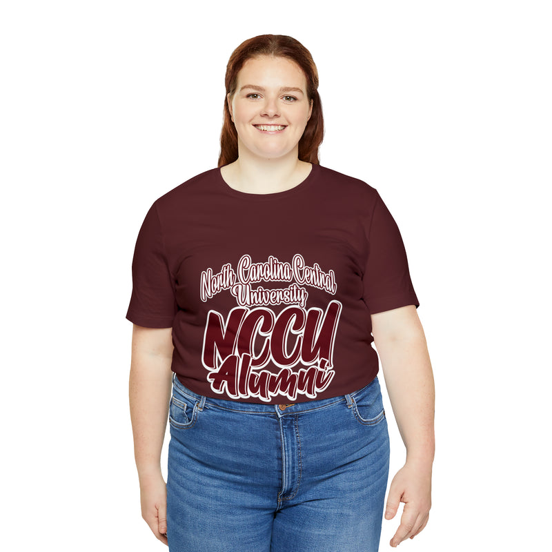 North Carolina Central Unversity Alumni Unisex Short Sleeve Tee