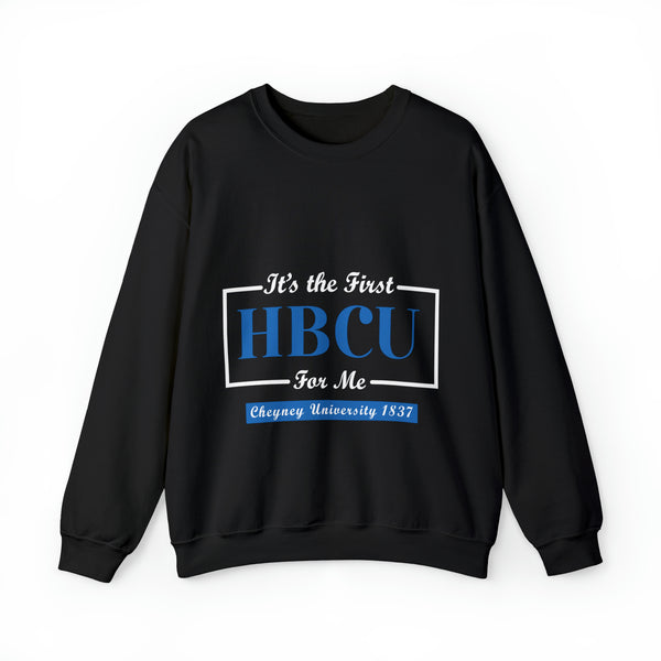 It's The First HBCU for Me.Blue Unisex Heavy Blend™ Crewneck Sweatshirt