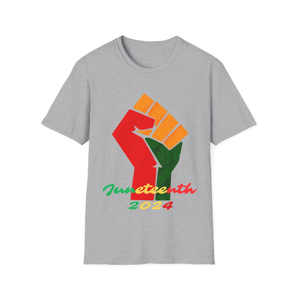 Fist Juneteenth 2024 Unisex Tshirt