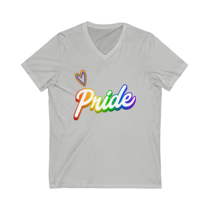 Pride Heart Unisex V-Neck Tee