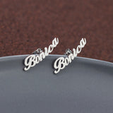 Custom English Letter Name Personalized Earrings