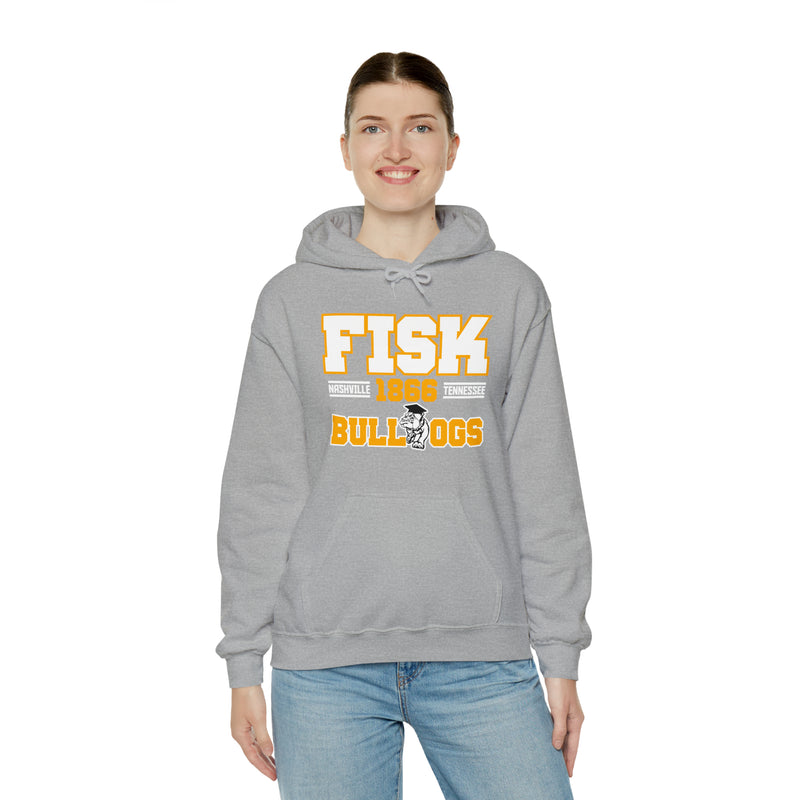 Unisex FISK Bulldogs Heavy Blend™ Hooded Sweatshirt