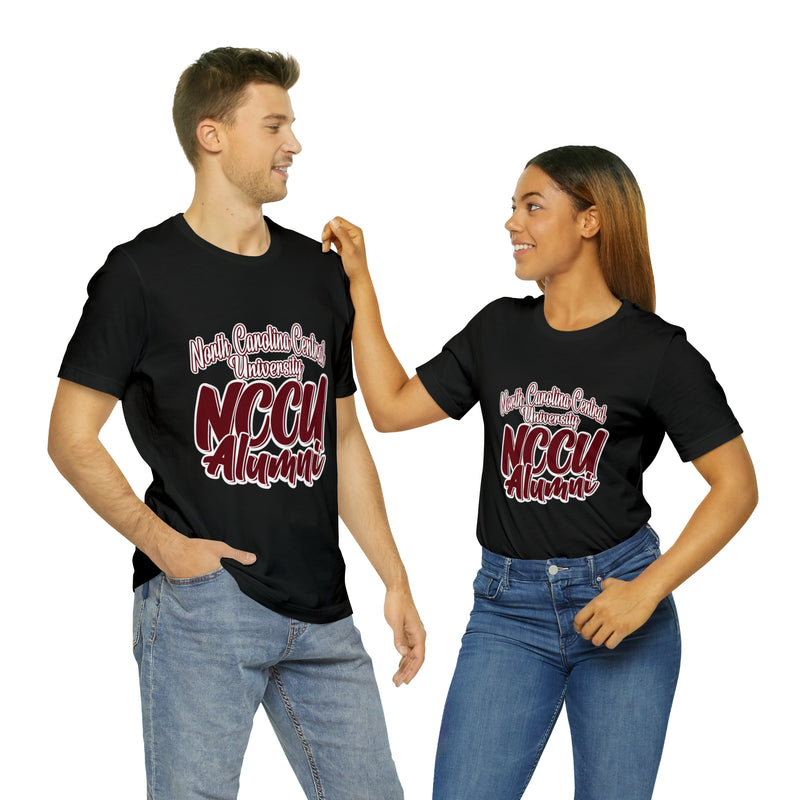 North Carolina Central Unversity Alumni Unisex Short Sleeve Tee