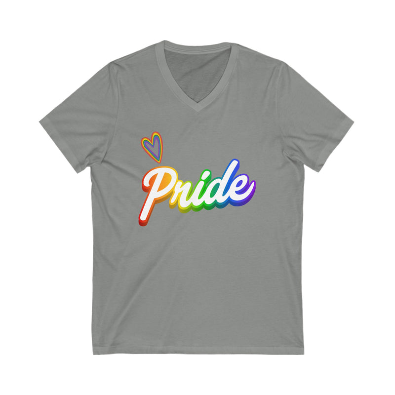 Pride Heart Unisex V-Neck Tee