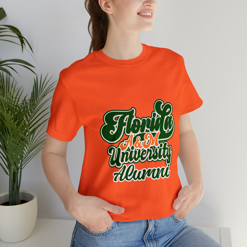 Florida A&M University Alumni Unisex Short Sleeve Tee