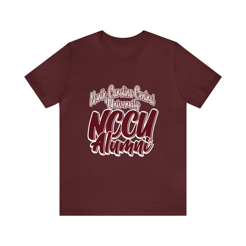 North Carolina Central Unversity Alumni Unisex Short Sleeve Tee