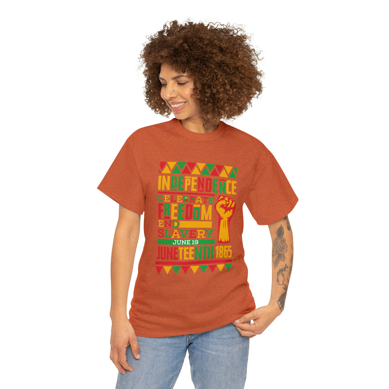 Independence, Freedom, Juneteenth Unisex Tshirt