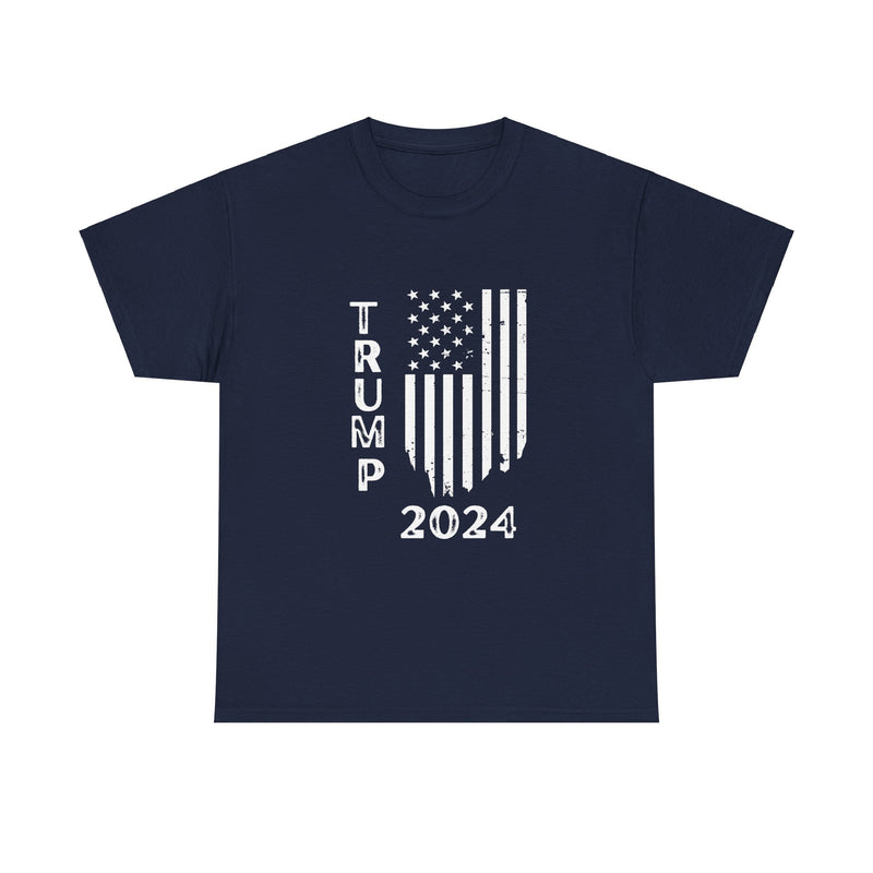 Trump Flag 2024 Unisex Heavy Cotton Tee