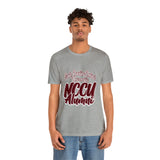 North Carolina Central Unversity Alumni Unisex Short Sleeve Tee