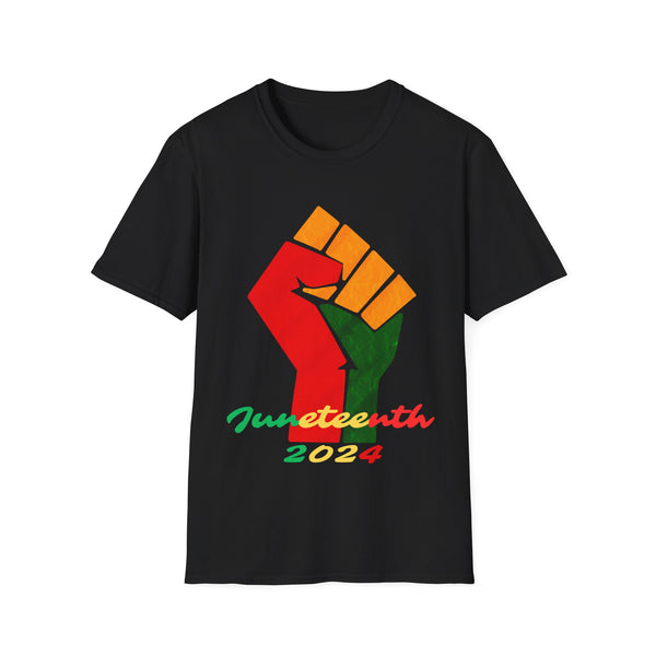 Fist Juneteenth 2024 Unisex Tshirt