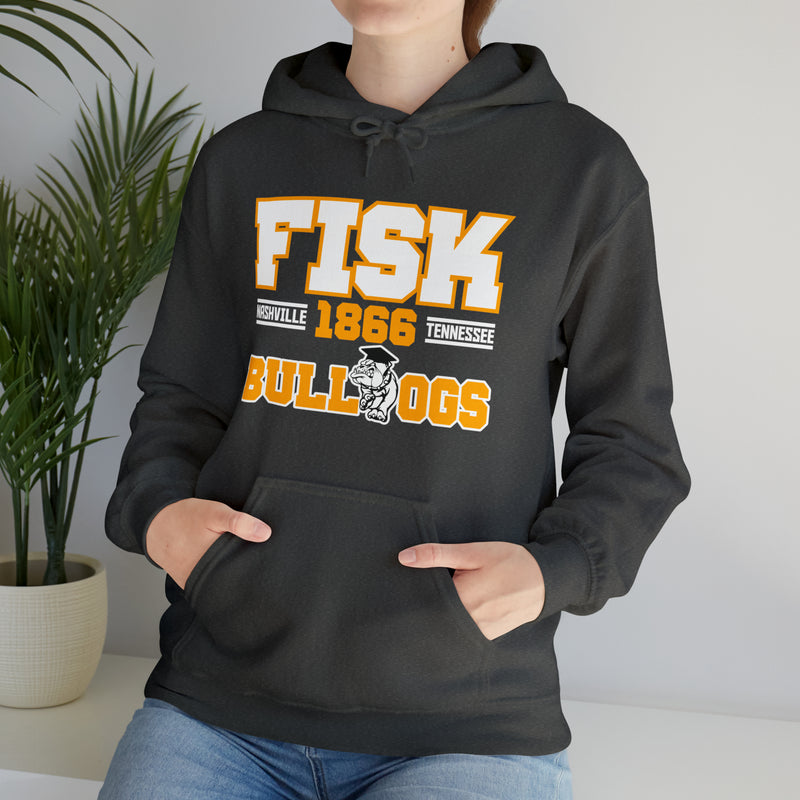 Unisex FISK Bulldogs Heavy Blend™ Hooded Sweatshirt