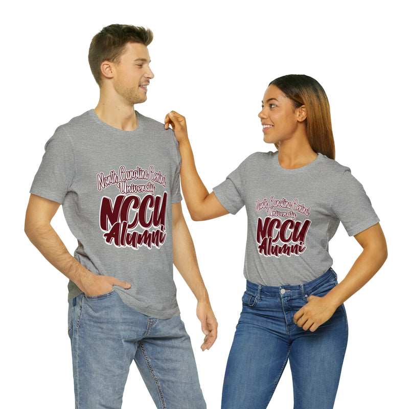 North Carolina Central Unversity Alumni Unisex Short Sleeve Tee