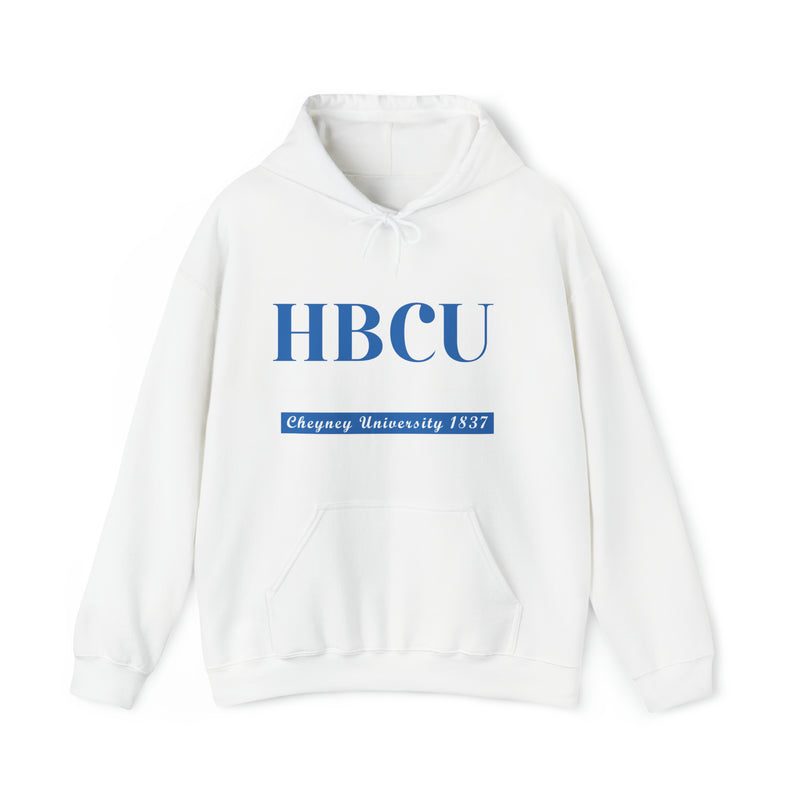 It's The First HBCU for Me. Blue Unisex Heavy Blend™ Hooded Sweatshirt