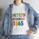 Juneteenth Freedom Day 1865 Unisex Tshirt