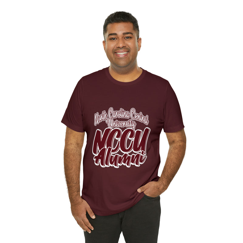 North Carolina Central Unversity Alumni Unisex Short Sleeve Tee