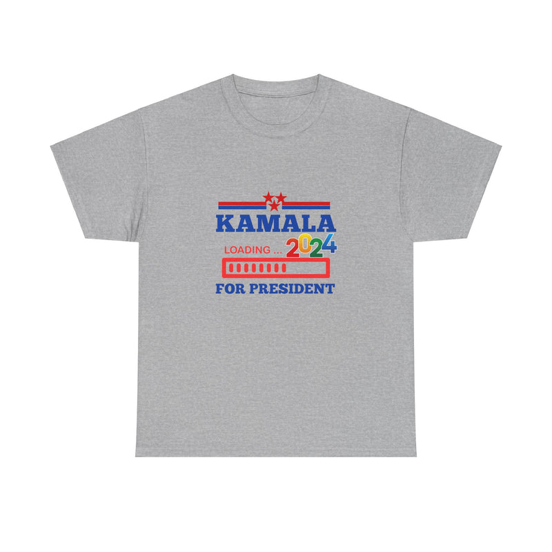 Kamala Loading 2024 Unisex Heavy Cotton Tee