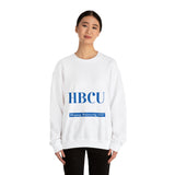 It's The First HBCU for Me.Blue Unisex Heavy Blend™ Crewneck Sweatshirt