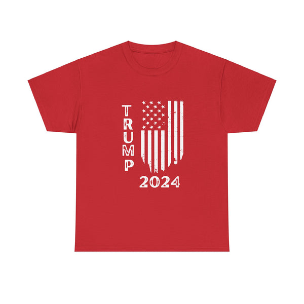 Trump Flag 2024 Unisex Heavy Cotton Tee