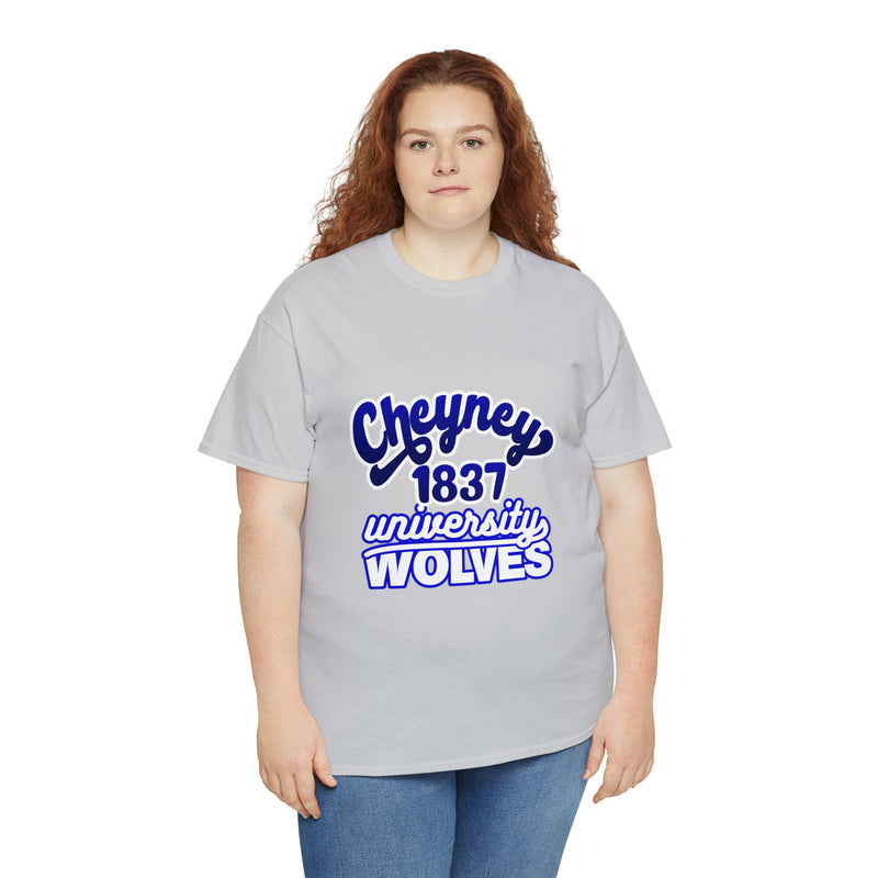 Unisex Cheyney 1837 University Wolves Jersey Short Sleeve Tee