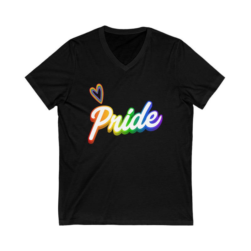 Pride Heart Unisex V-Neck Tee