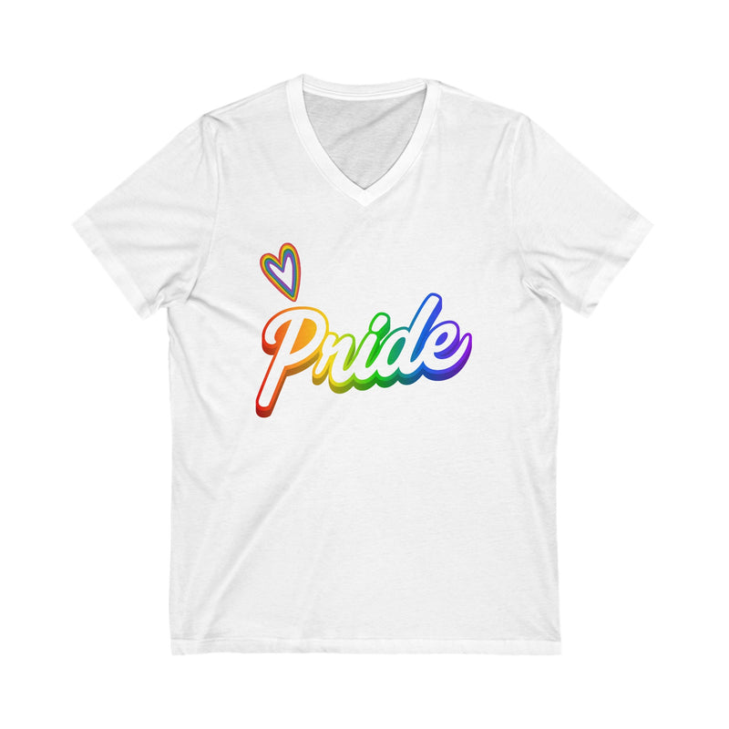 Pride Heart Unisex V-Neck Tee