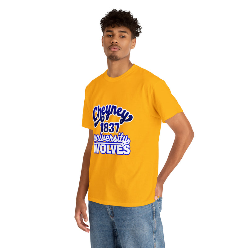 Unisex Cheyney 1837 University Wolves Jersey Short Sleeve Tee