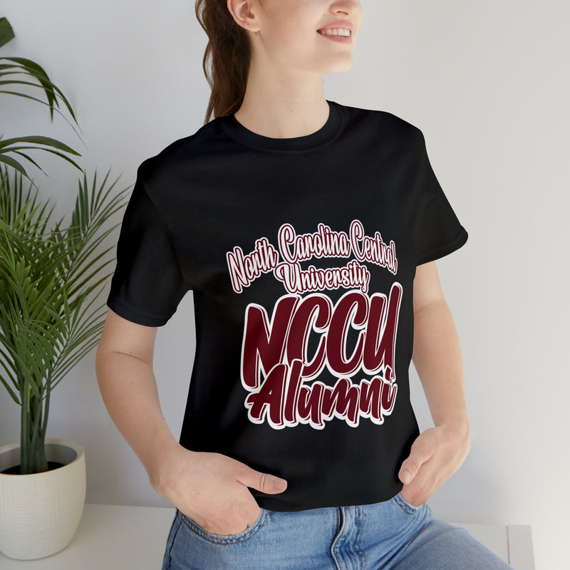 North Carolina Central Unversity Alumni Unisex Short Sleeve Tee