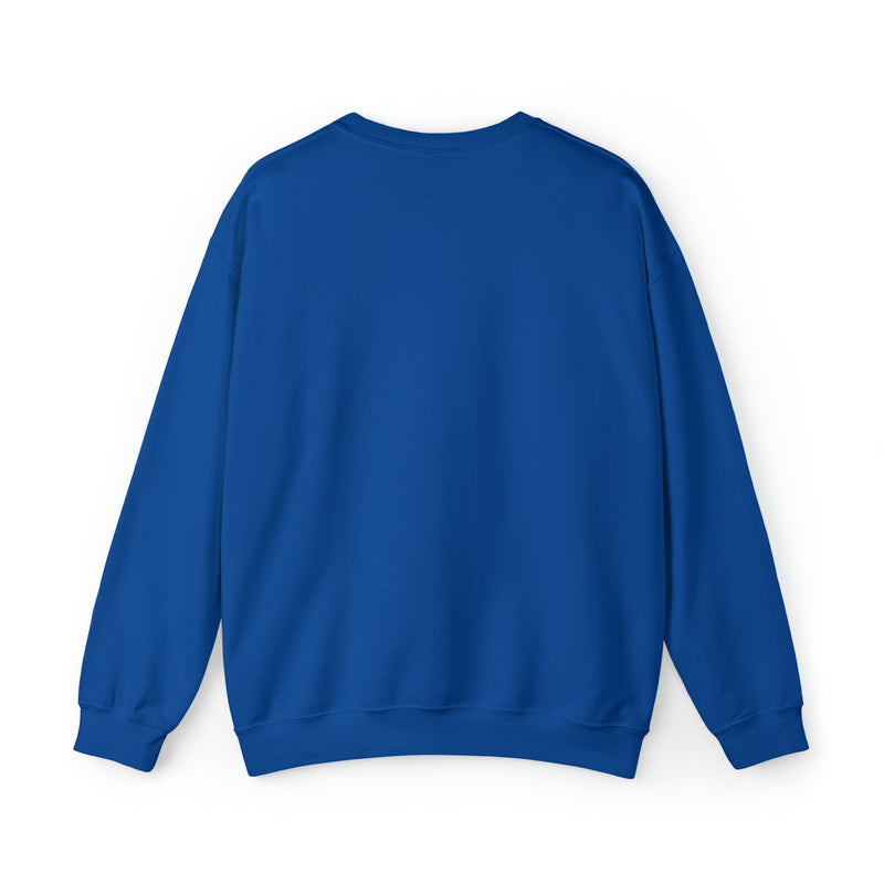 It's The First HBCU for Me.Blue Unisex Heavy Blend™ Crewneck Sweatshirt