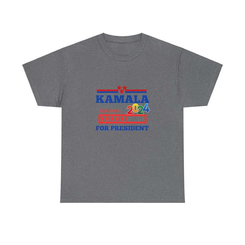 Kamala Loading 2024 Unisex Heavy Cotton Tee