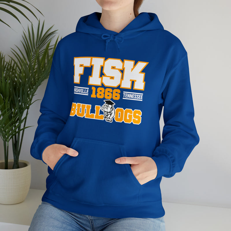 Unisex FISK Bulldogs Heavy Blend™ Hooded Sweatshirt