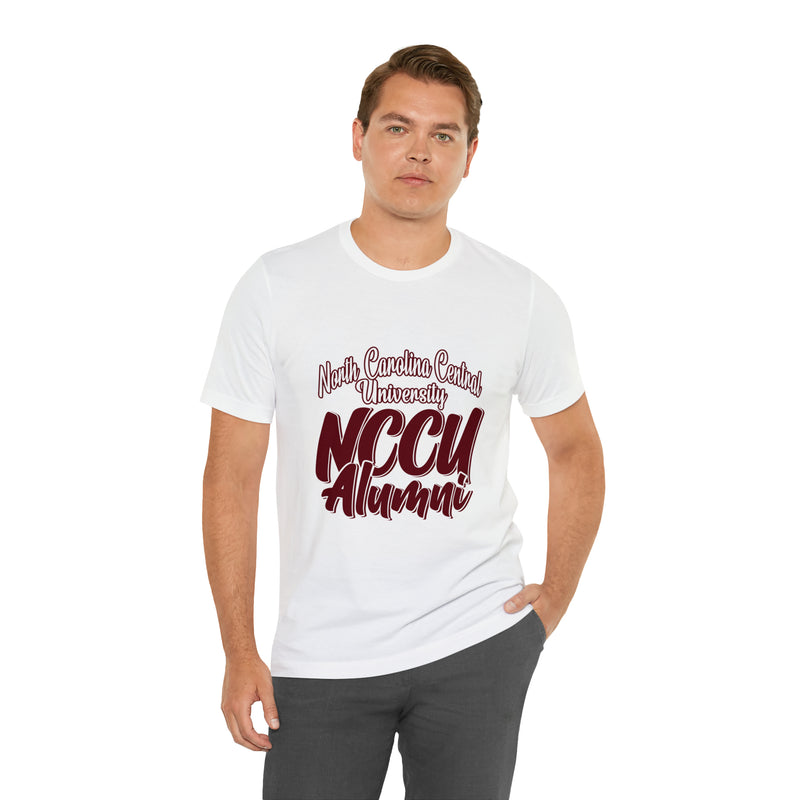 North Carolina Central Unversity Alumni Unisex Short Sleeve Tee