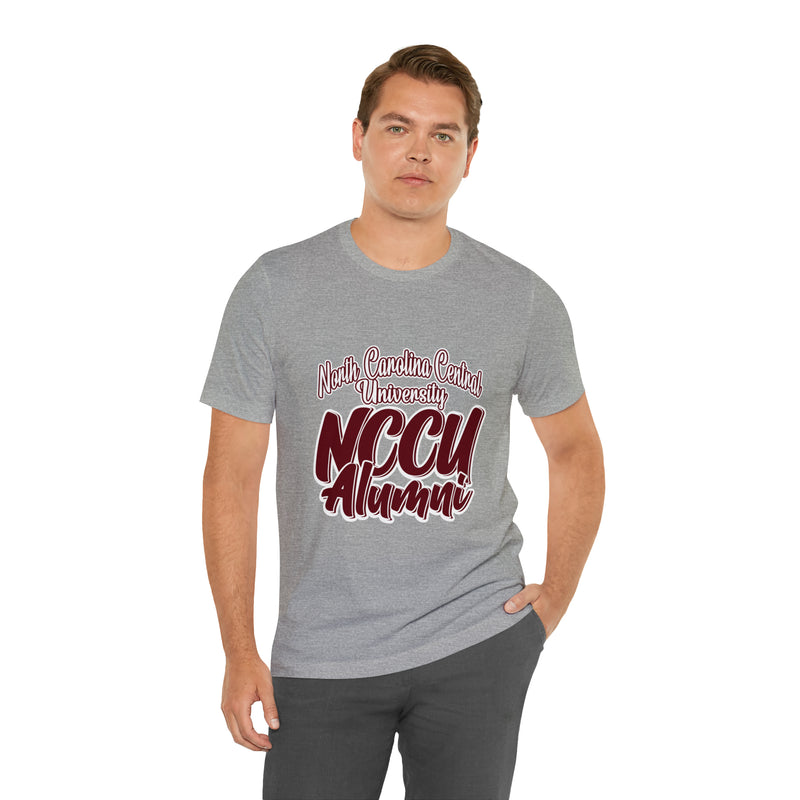 North Carolina Central Unversity Alumni Unisex Short Sleeve Tee