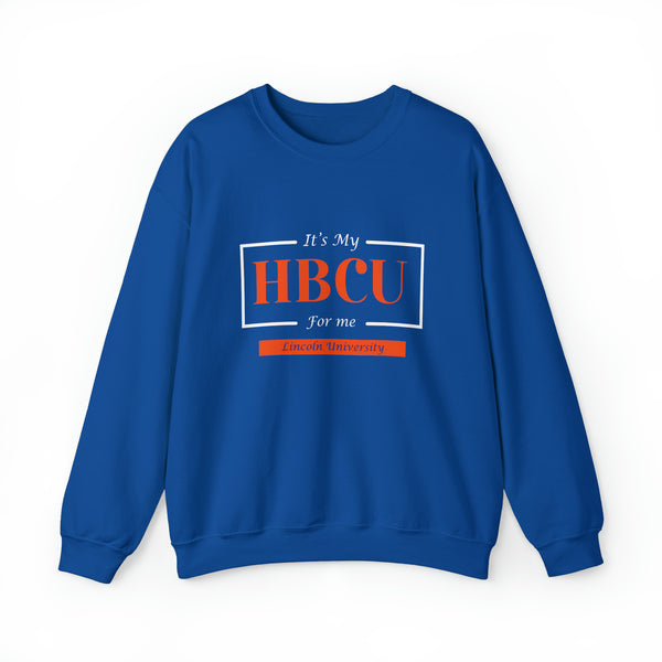 Its My HBCU For Me Lincoln University Unisex Heavy Blend™ Crewneck Sweatshirt