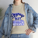 Unisex Cheyney 1837 University Wolves Jersey Short Sleeve Tee