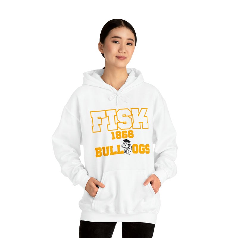 Unisex FISK Bulldogs Heavy Blend™ Hooded Sweatshirt