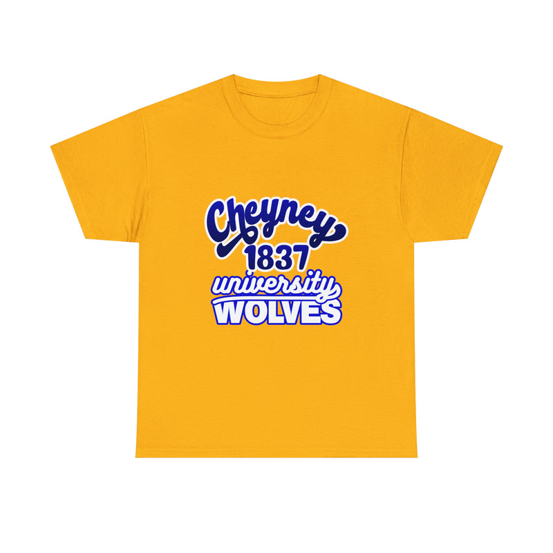 Unisex Cheyney 1837 University Wolves Jersey Short Sleeve Tee