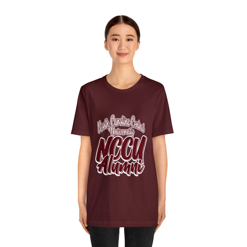 North Carolina Central Unversity Alumni Unisex Short Sleeve Tee