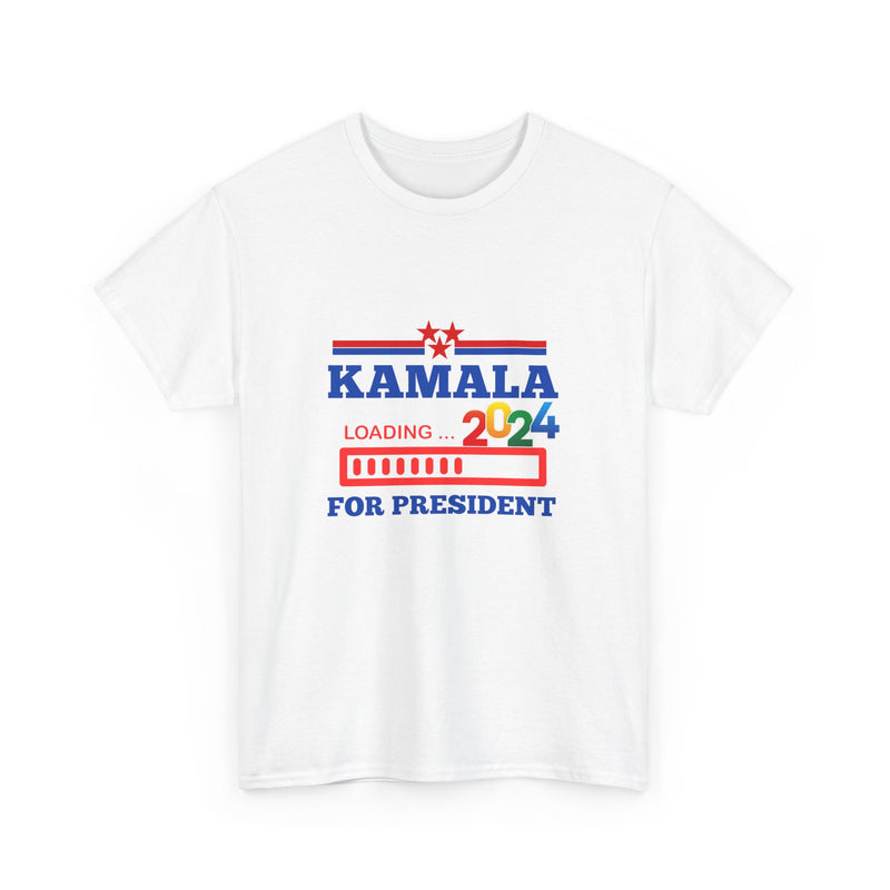 Kamala Loading 2024 Unisex Heavy Cotton Tee