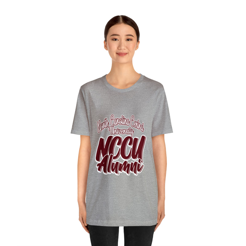 North Carolina Central Unversity Alumni Unisex Short Sleeve Tee