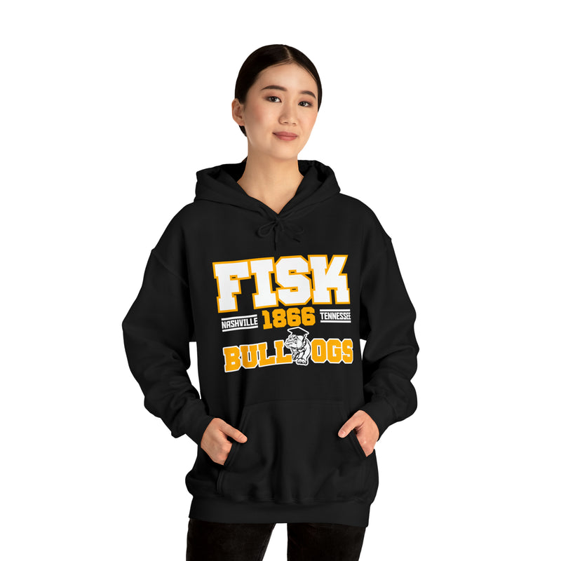 Unisex FISK Bulldogs Heavy Blend™ Hooded Sweatshirt