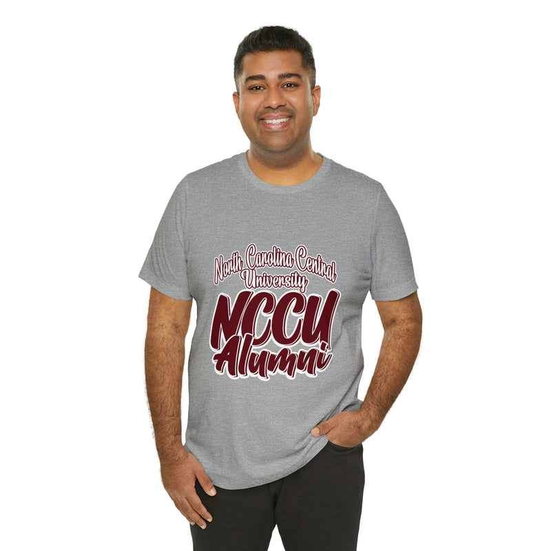 North Carolina Central Unversity Alumni Unisex Short Sleeve Tee