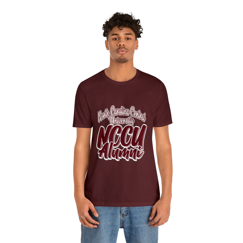 North Carolina Central Unversity Alumni Unisex Short Sleeve Tee